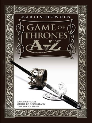 Games of Thrones A-Z - ebook